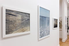 Uncontained Consumption: Sparkling Water - composite photo, beachscape, blue