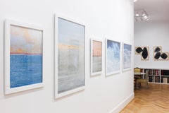 Uncontained Consumption: Watercolors - composite photo, beachscape, landscape
