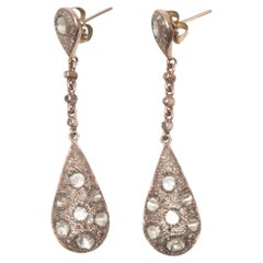 Jennifer Miller Silver Moonstone Drop Earrings