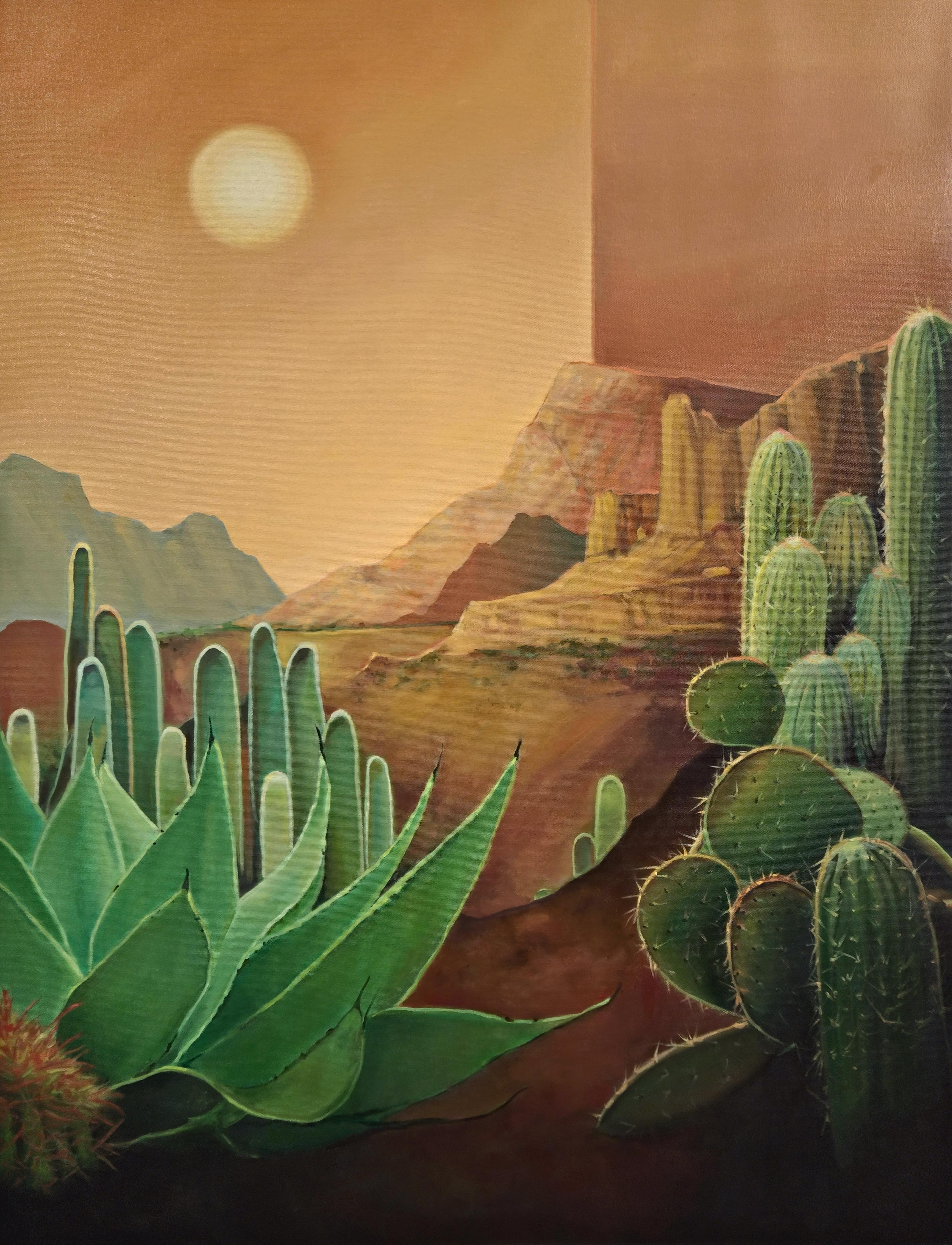 Jennifer Nehrbass Landscape Painting - Buckskin Sky
