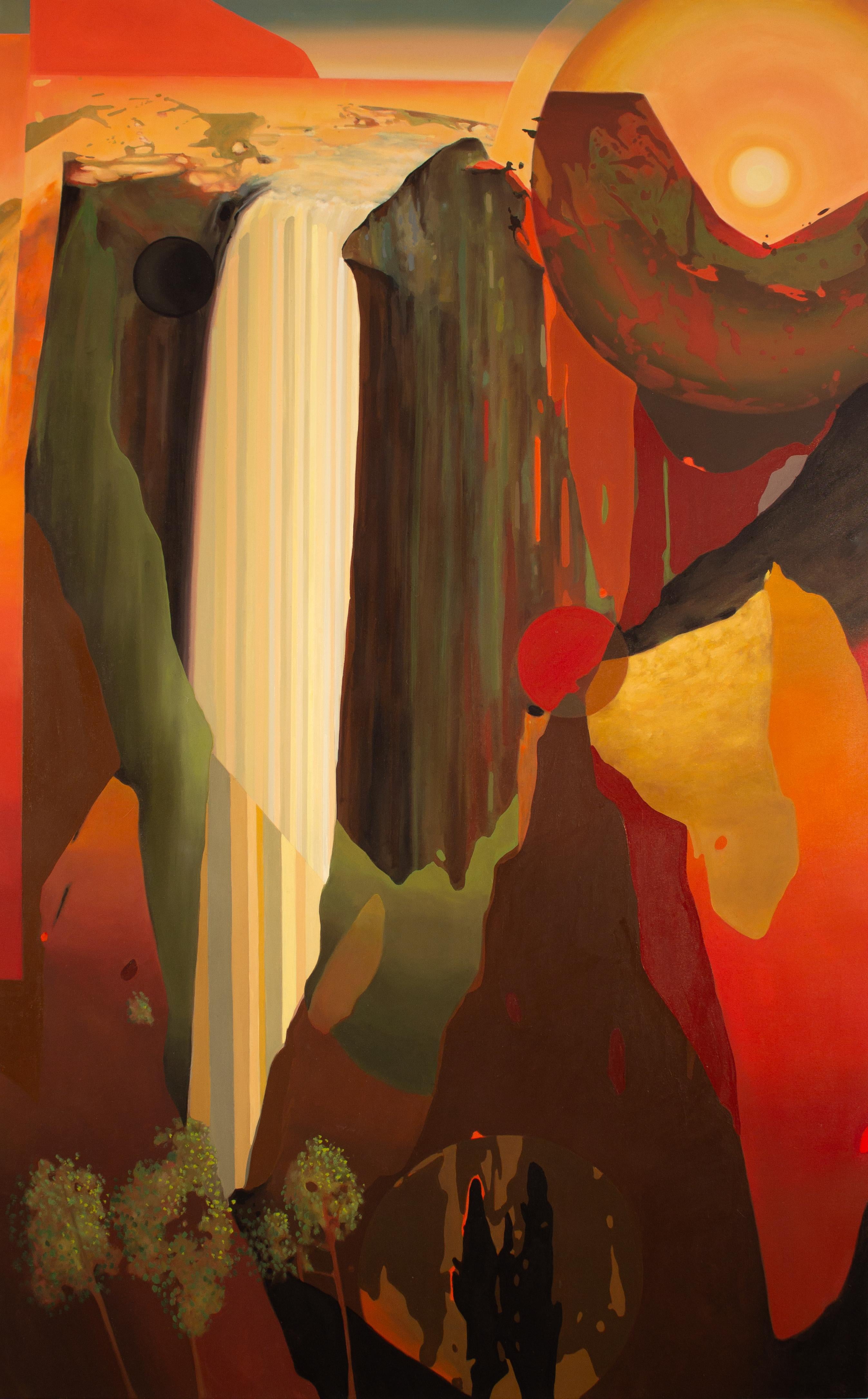 Jennifer Nehrbass Landscape Painting - Golden-Fall