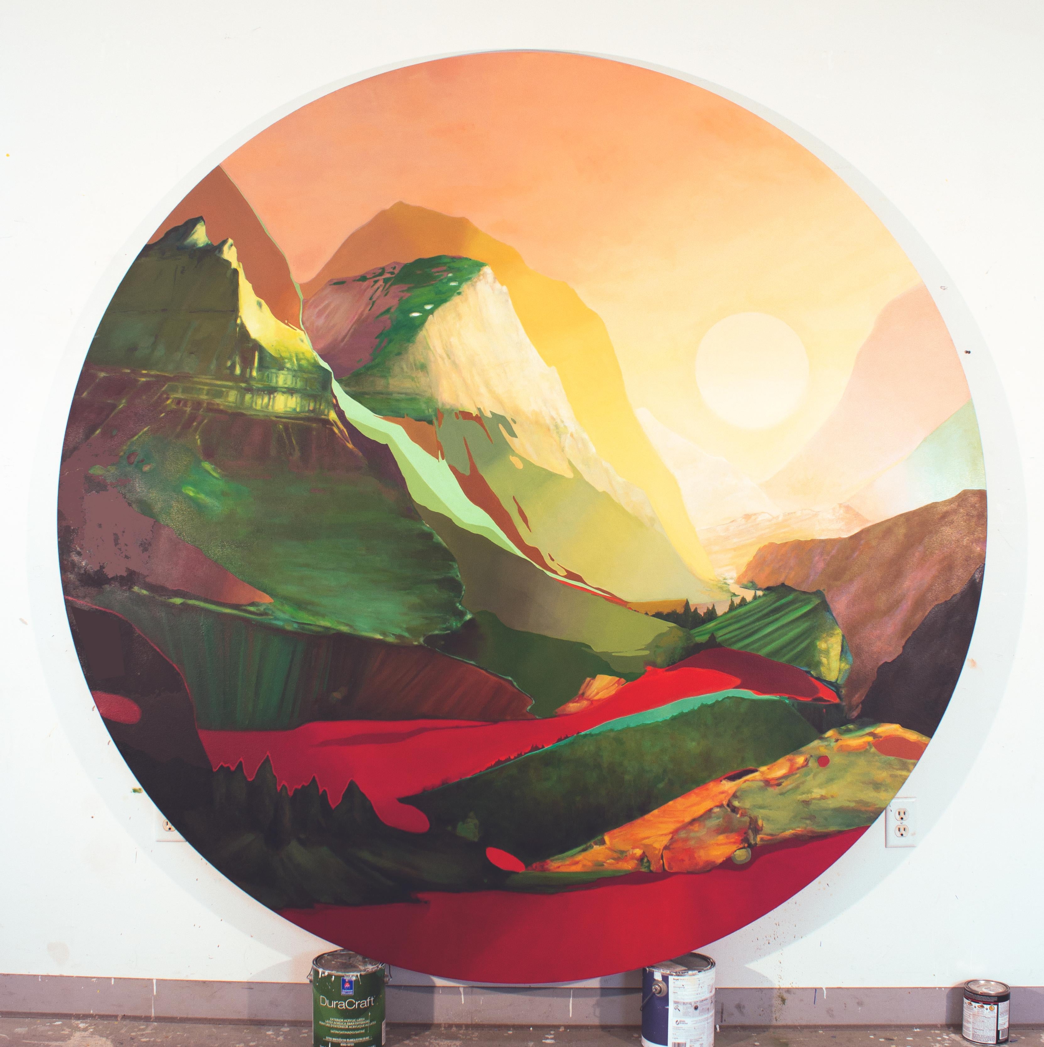 Jennifer Nehrbass Abstract Painting – Teleskop 6