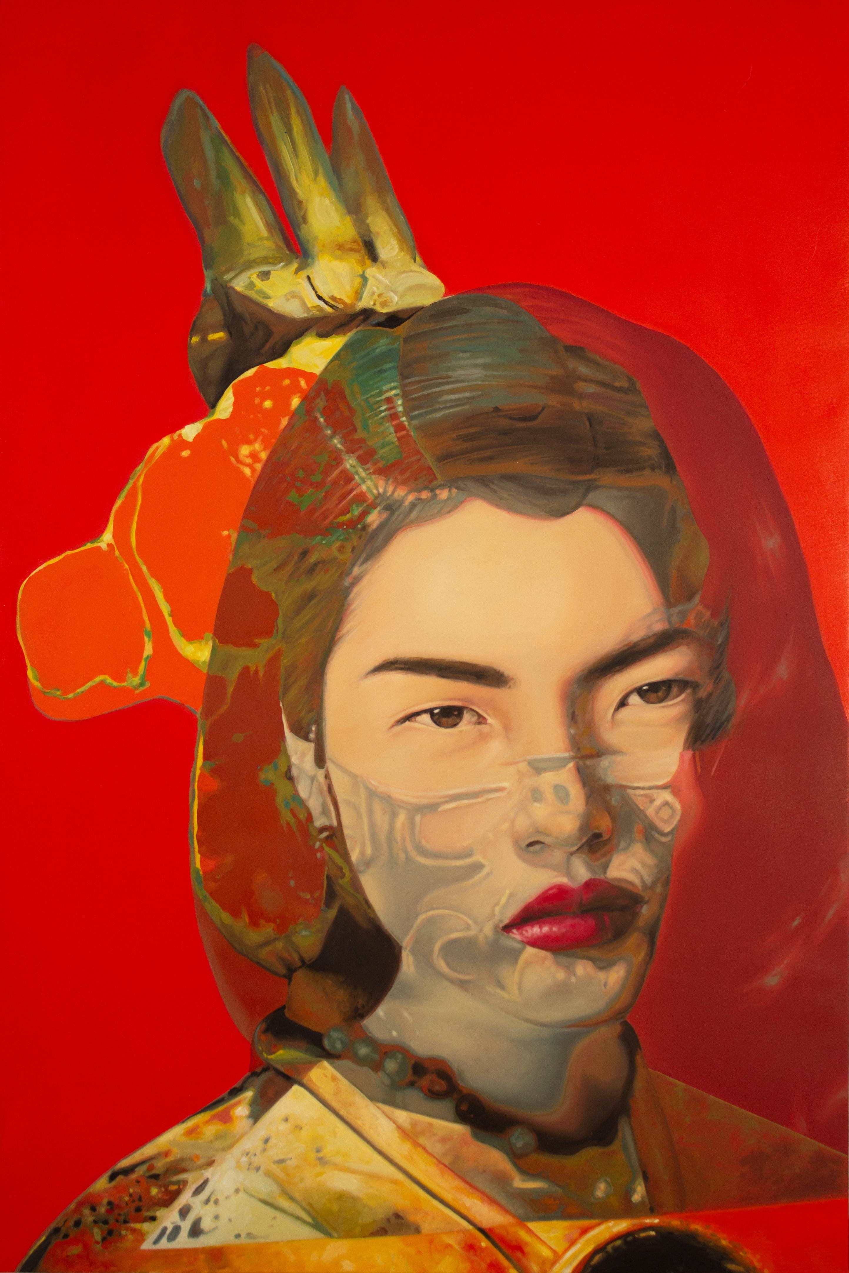 Jennifer Nehrbass Portrait Painting – Wecken