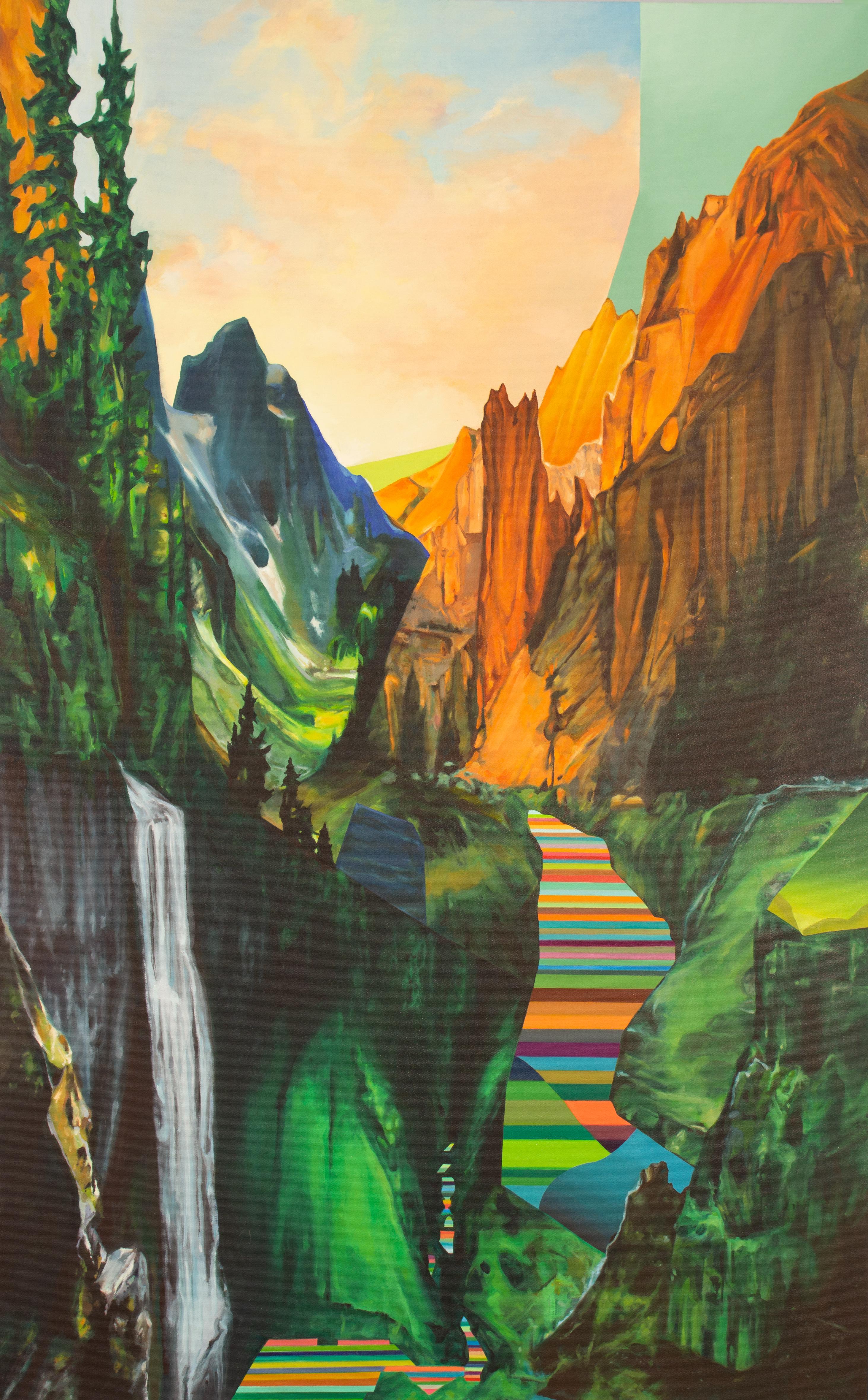 Jennifer Nehrbass Landscape Painting - Whispering Wild