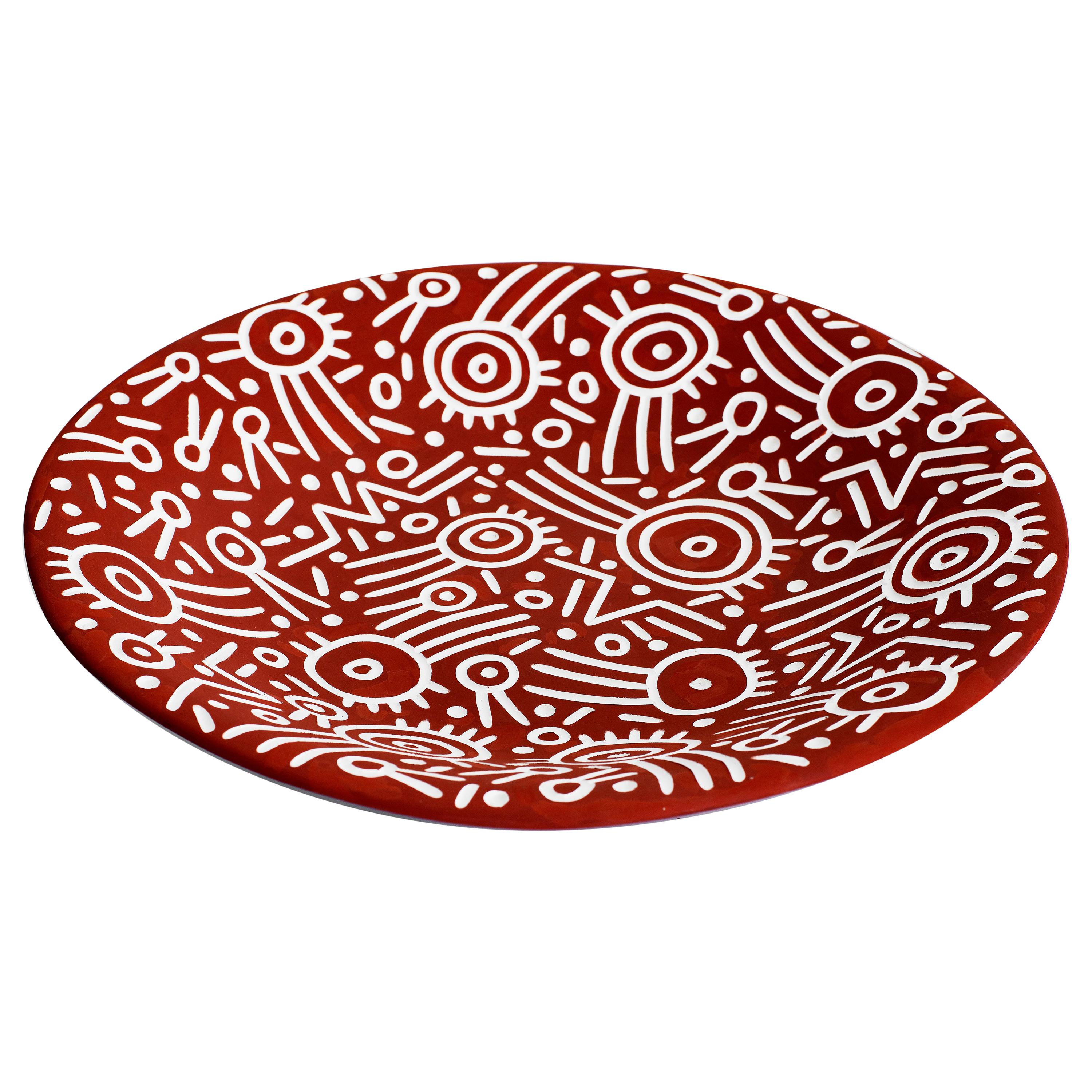 Jennifer Nocon Bowl, Untitled "Graffiti" Terracotta