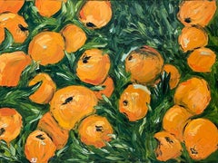 Oranges, huile sur toile de Jennifer Pellegrino