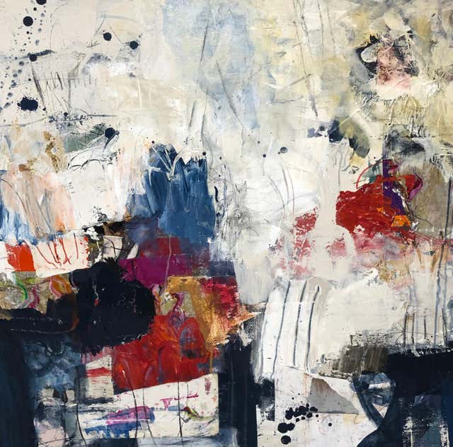Bruce Rubenstein - Dragon's Breath - large original abstract painting