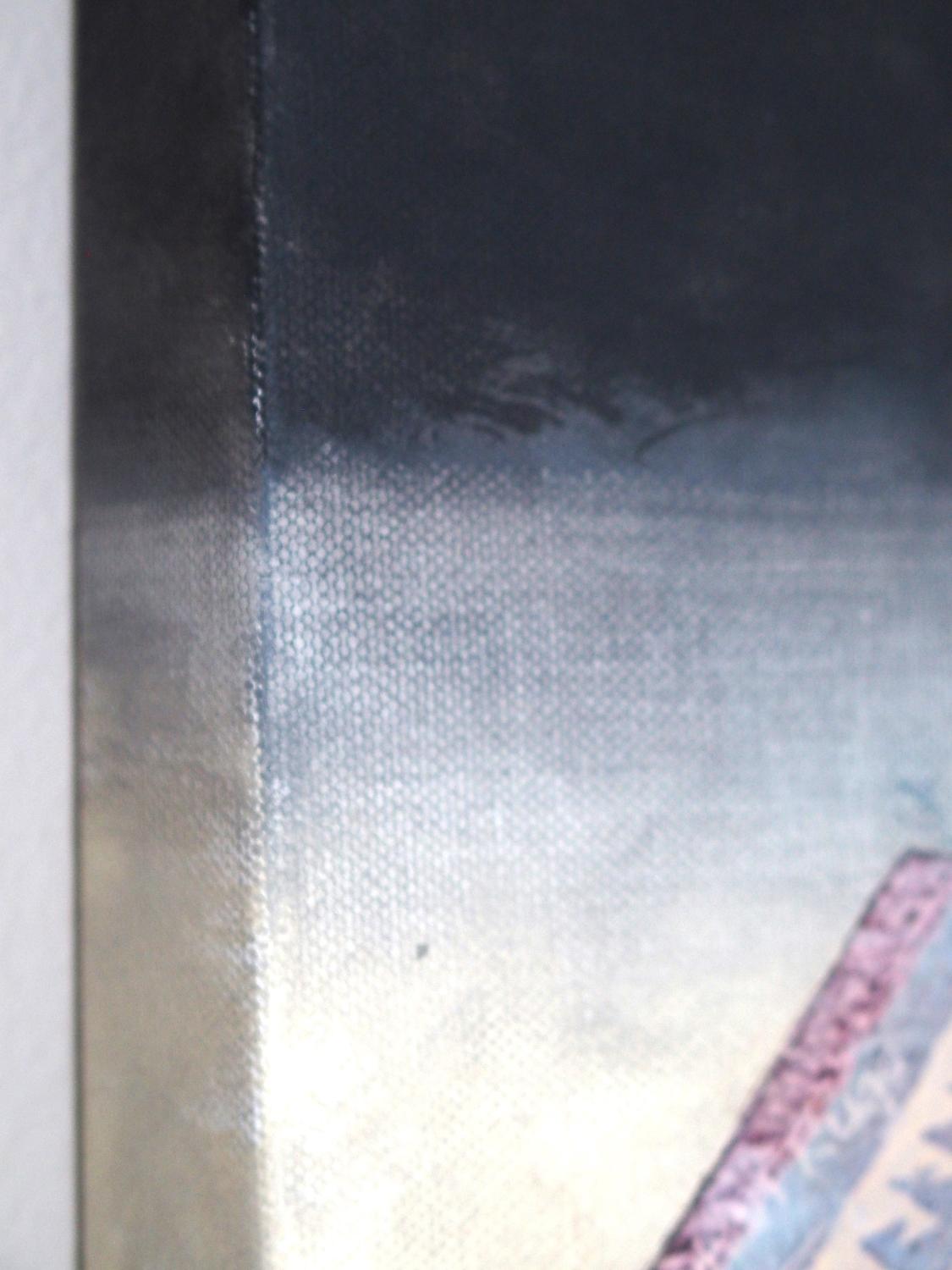 Il giro del tappeto magico, dipinto originale - Mixed Media Art Contemporaneo di Jennifer Ross