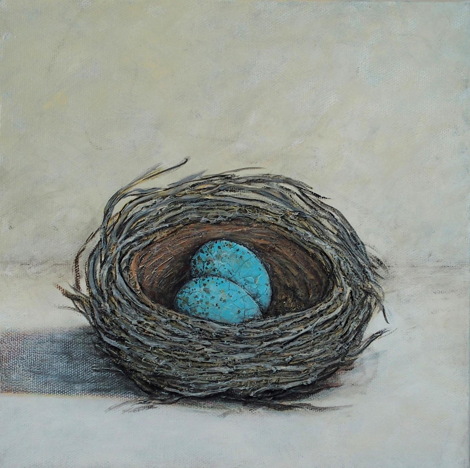In a New Light, Originalgemälde – Mixed Media Art von Jennifer Ross