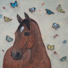 Kintsugi Horse-Metamorphosis, Original Painting