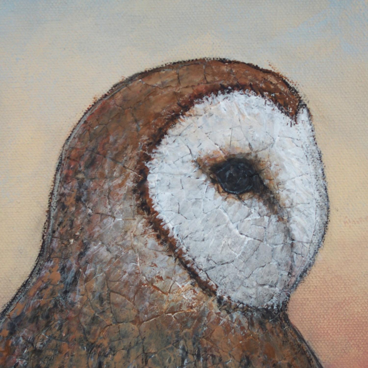 Amanecer de luna de verano, Pintura original en venta 1