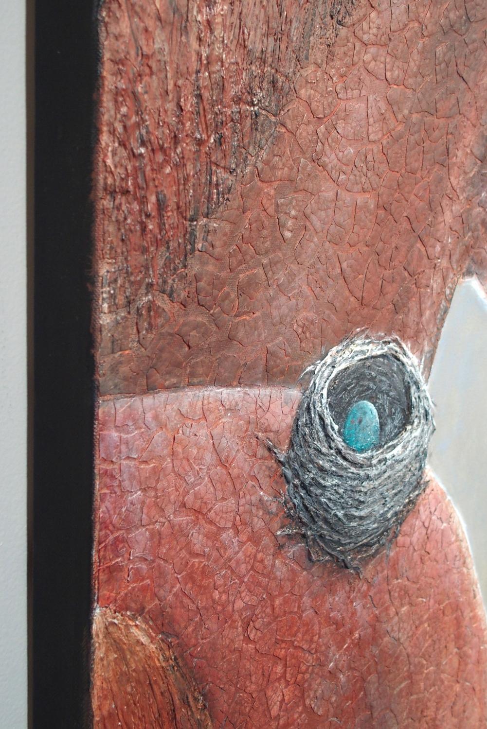 Someone to Watch Over, Originalgemälde (Zeitgenössisch), Mixed Media Art, von Jennifer Ross