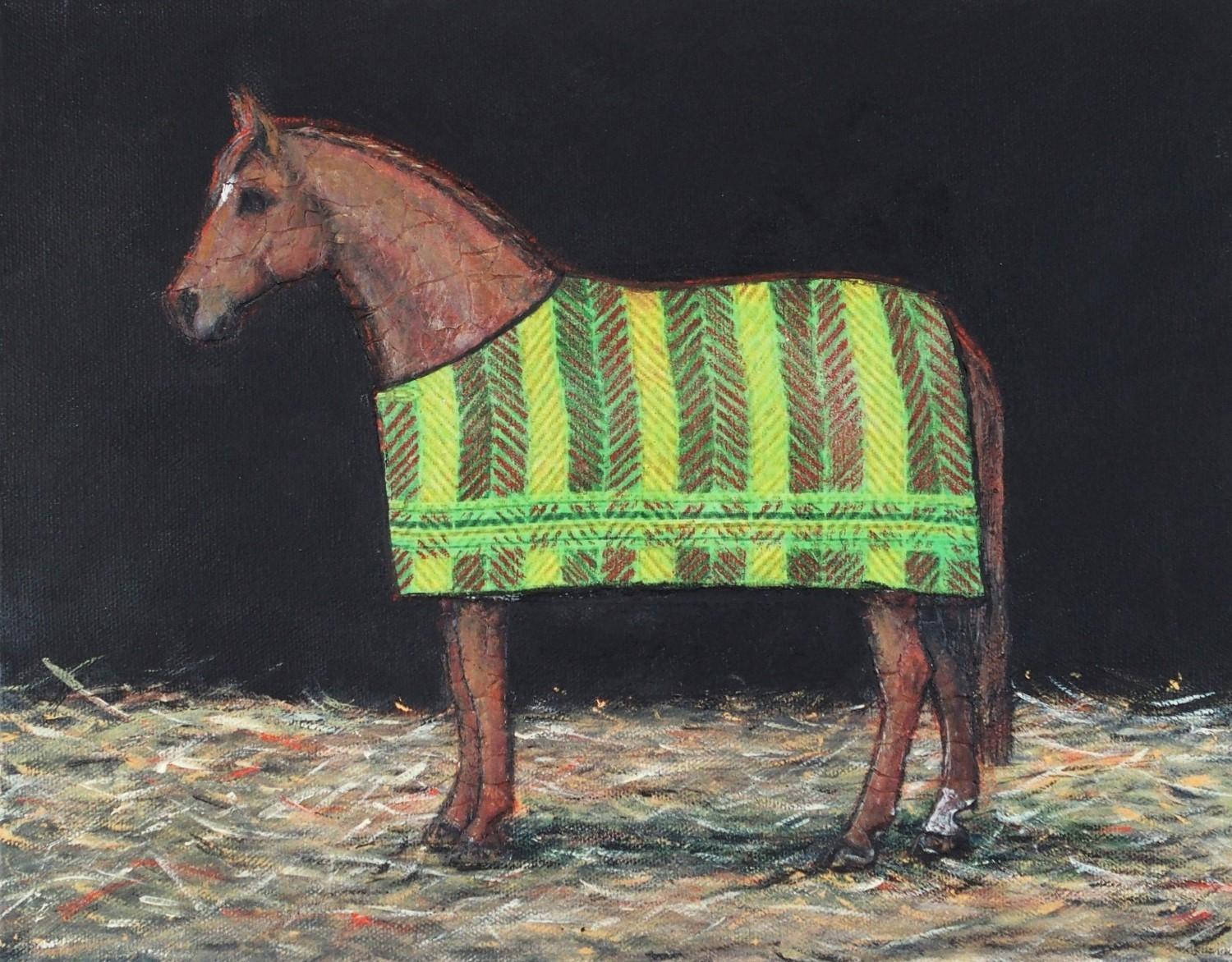 The Clothes Horse #3, Original Painting - Mixed Media Art by Jennifer Ross