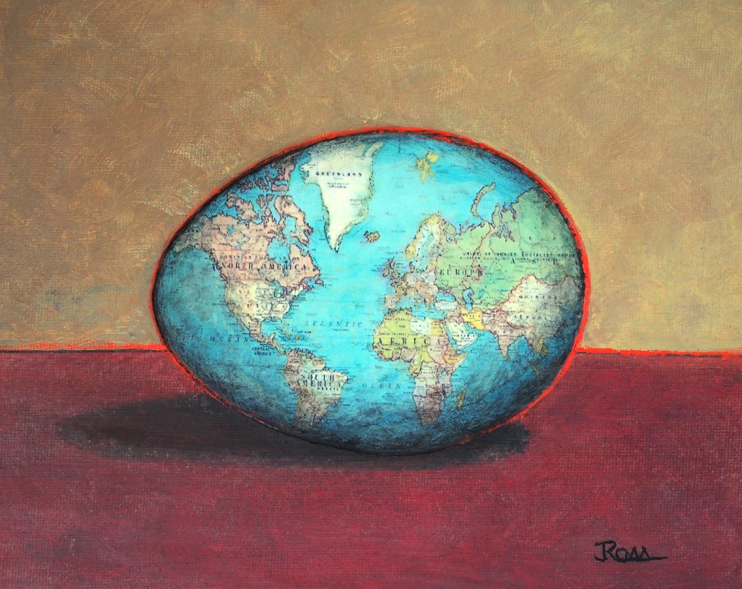 The Earth Without Art Is Just Eh, Original Painting - Mixed Media Art by Jennifer Ross