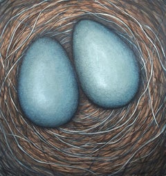 We Really Like to Stay in the Nest, Original Painting