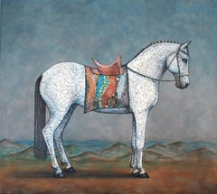 Quand un cheval blanc n'est pas un cheval, peinture originale