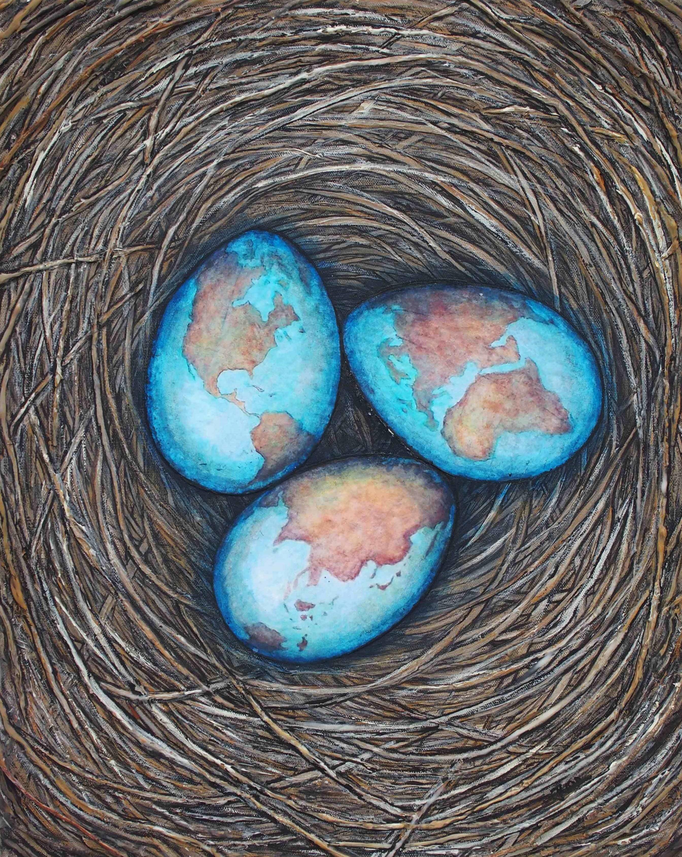 Worldview, Original Painting - Mixed Media Art by Jennifer Ross