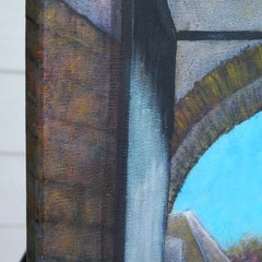 Attente patiente - Écuries royales, Cordoba, peinture à l'huile