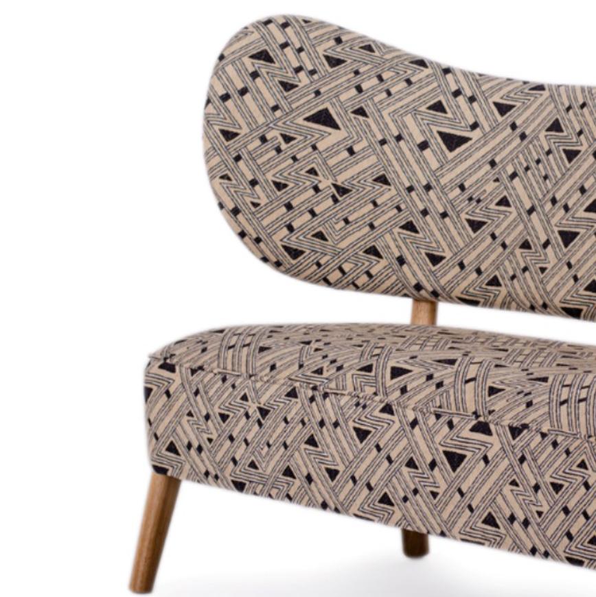 Danish Jennifer Shorto / Kongaline & Seafoam TMBO Lounge Sofa by Mazo Design For Sale
