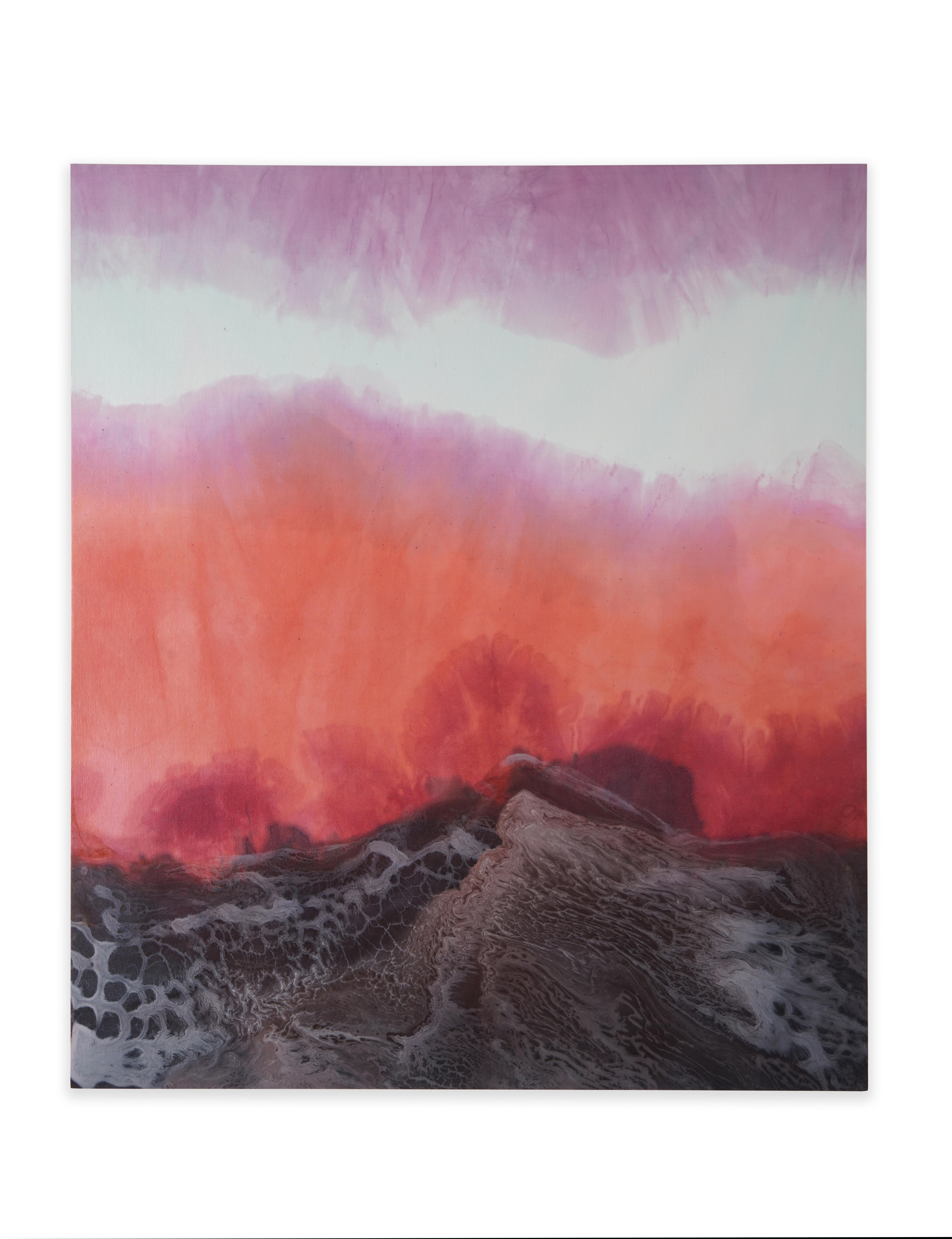 Pittura con tintura #8 - Painting Astratto di Jennifer Wolf