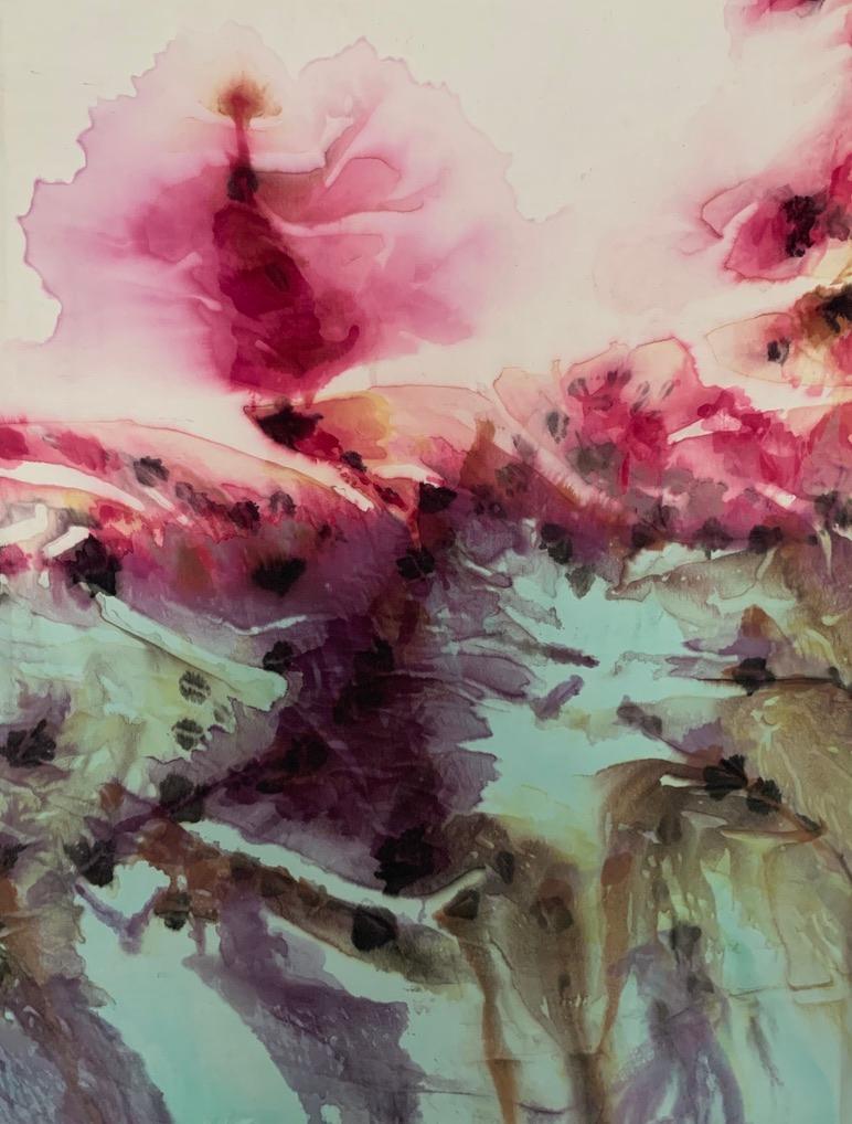 Jennifer Wolf Abstract Painting - Untitled