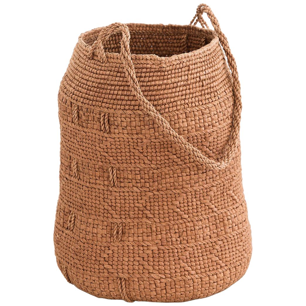 Jennifer Zurick UNTITLED #719:: Panier:: écorce de saule:: artisanat contemporain américain en vente