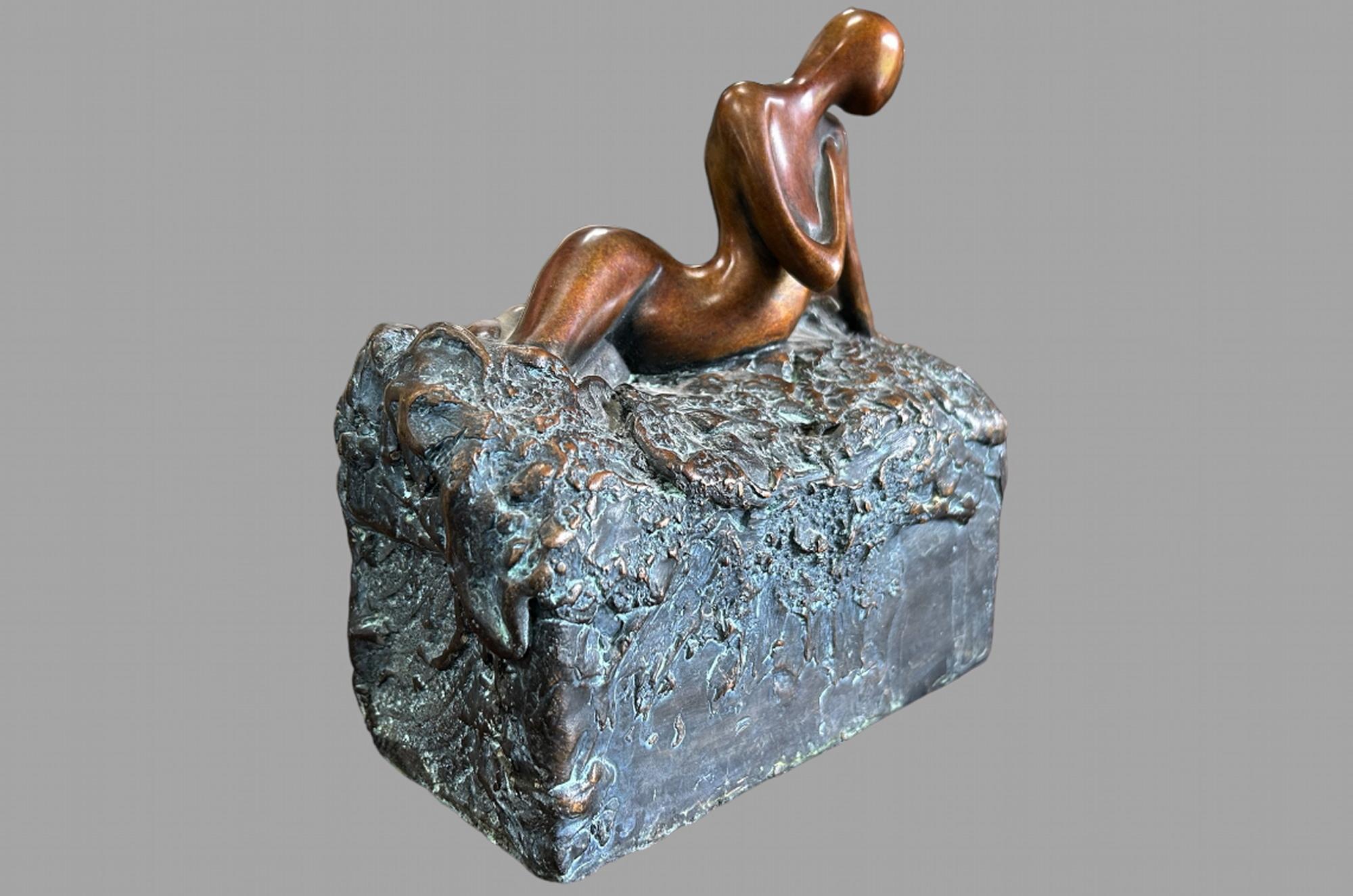 Eine wunderbare zeitgenössische Bronze von Jennine Parker mit dem Titel 'Seduction' (Verführung), nummeriert am 29.12.

Jennine Parker wurde 1971 in Wolverhampton geboren. Sie studierte Kunst und Design und spezialisierte sich dann auf Grafikdesign