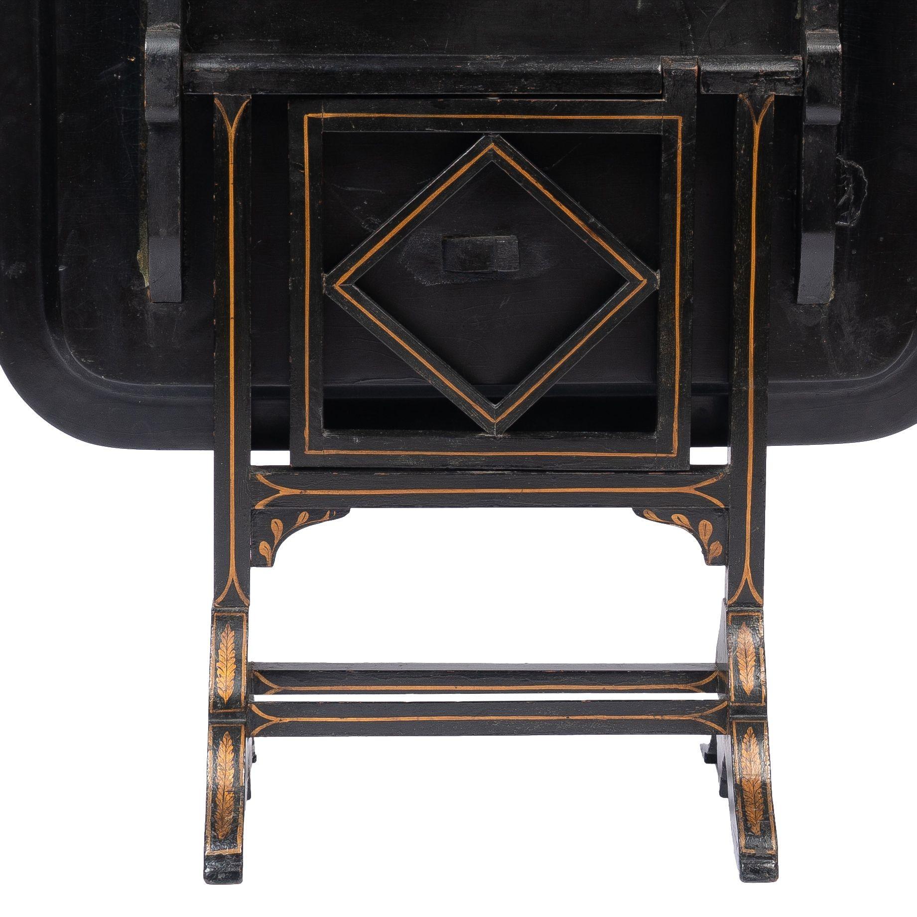 Jennings & Bettridge Tabletttisch mit Klappplatte, 1830 im Angebot 5