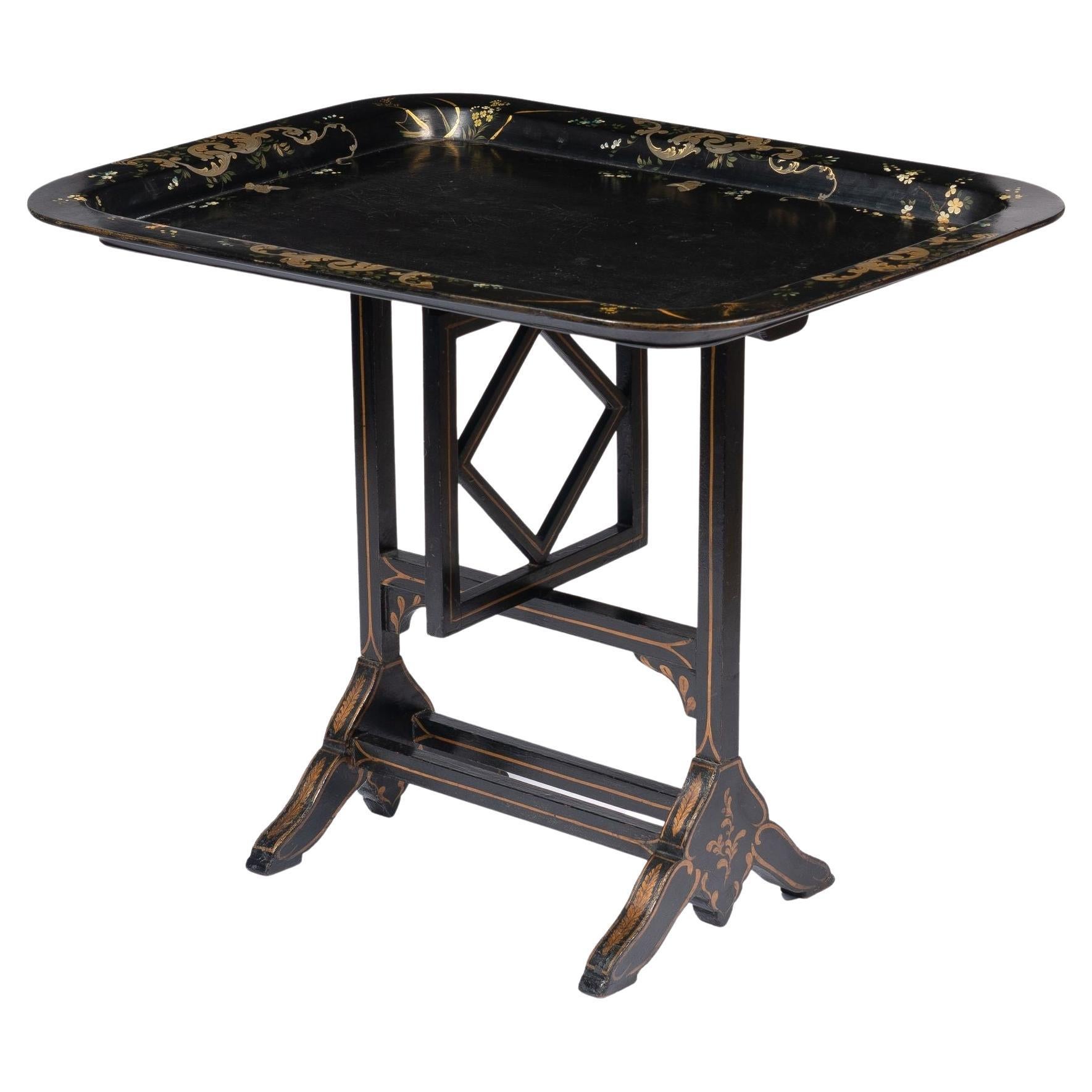 Jennings & Bettridge Tilt Top Tray Table, 1830 For Sale