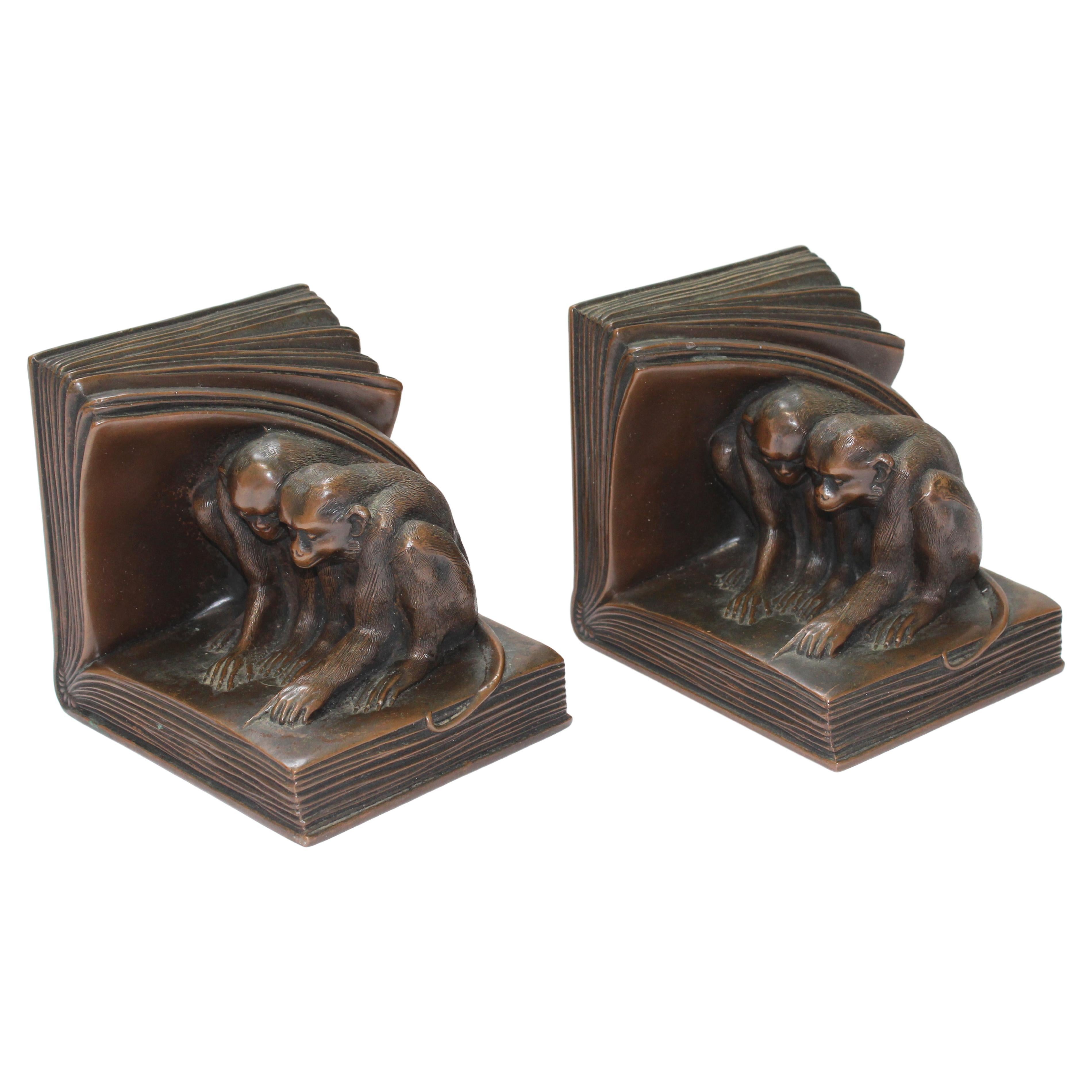 Jennings Brothers Bronze Bookends JB2462