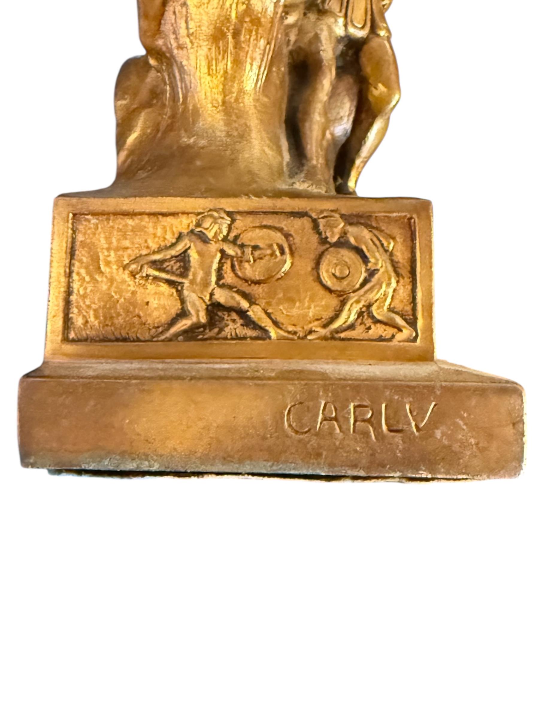Jennings Brothers Jb Roman Horse Bronze Bookend For Sale 1