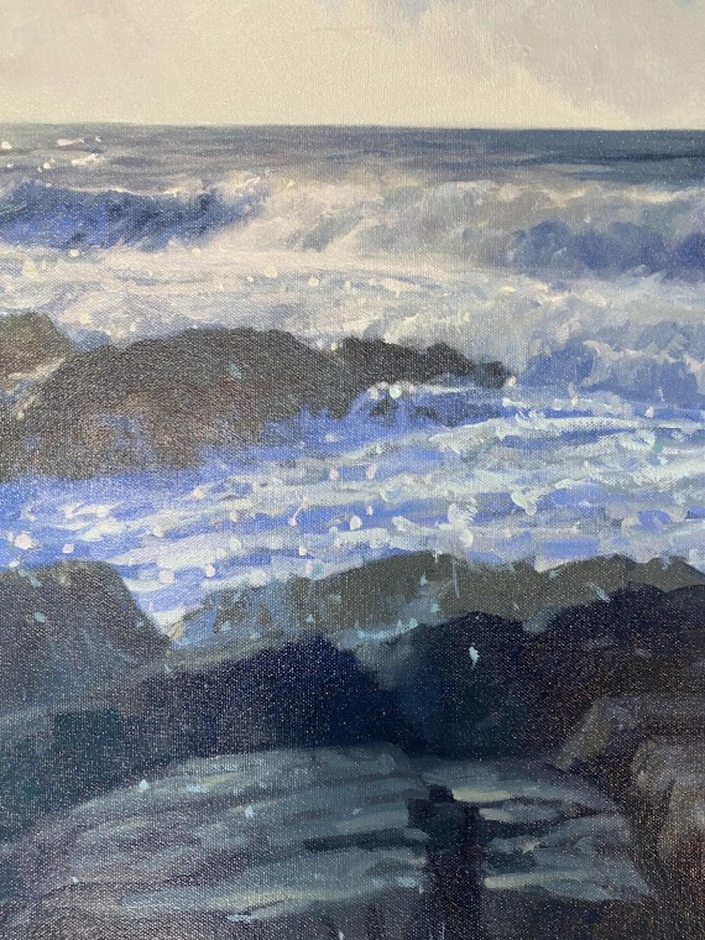 Jenny Aitken, December Storms, Anglesey, Contemporary Art, Affordable Art 2