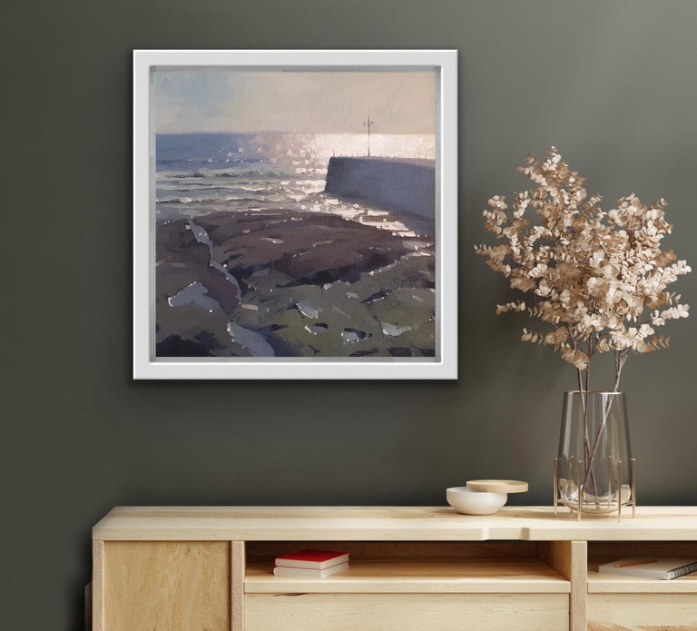 Jenny Aitken Porthleven Light, Contemporary Realist Style Painting