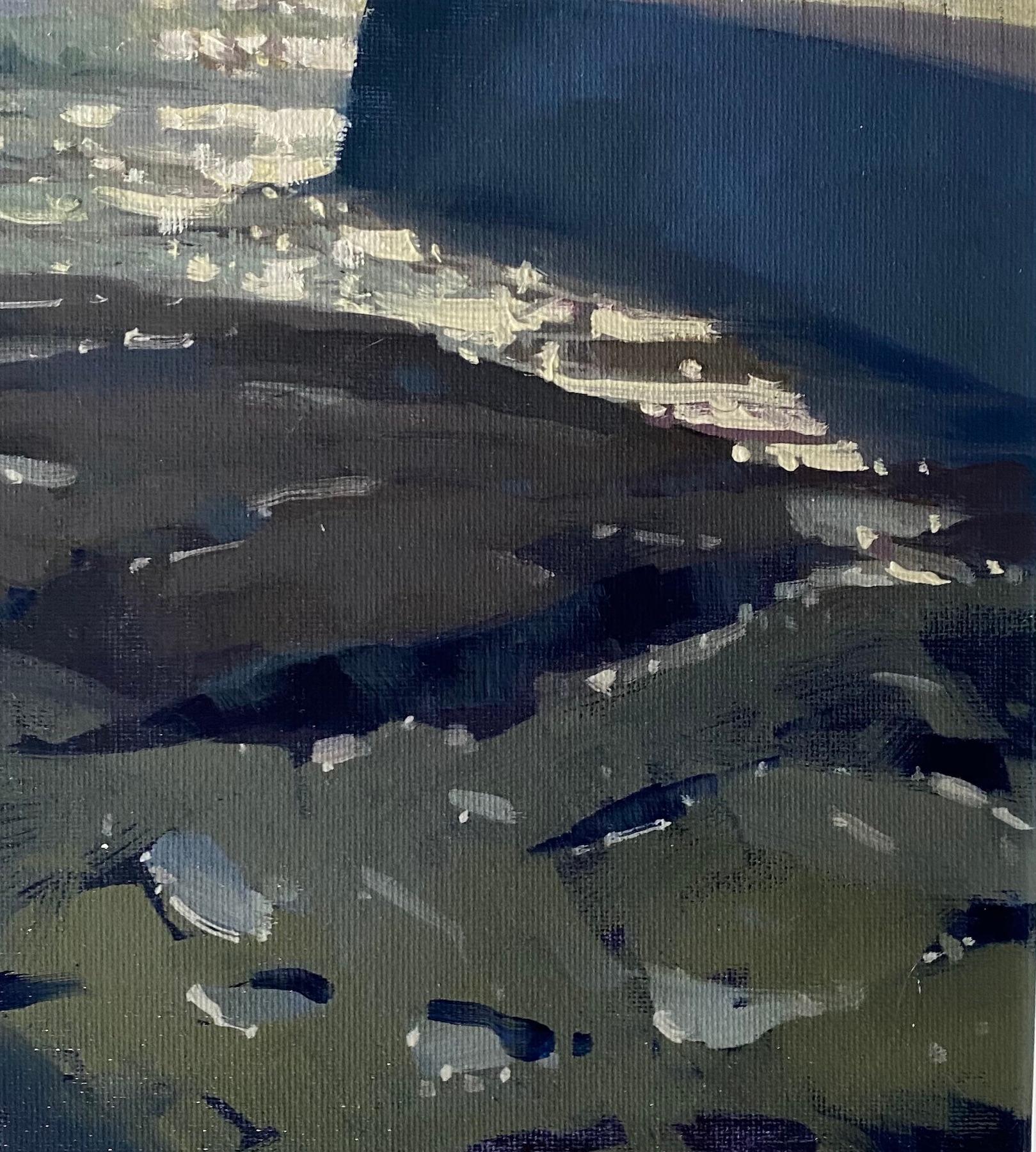 Porthleven-Leuchte, zeitgenössisches Gemälde im realistischen Stil, britische Meereslandschaft im Angebot 1