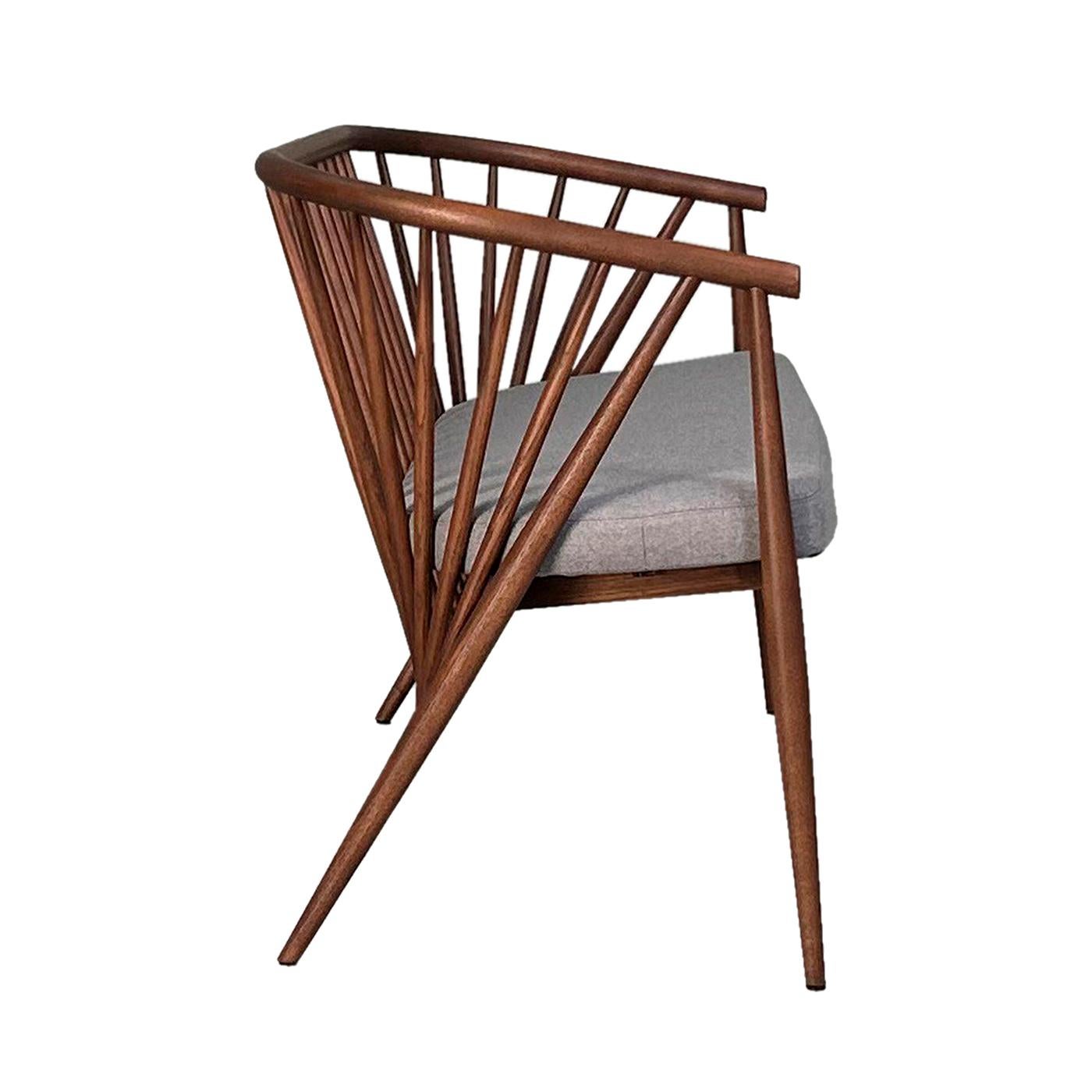 Jenny Ash Wood Bank von Morelato (Italienisch) im Angebot