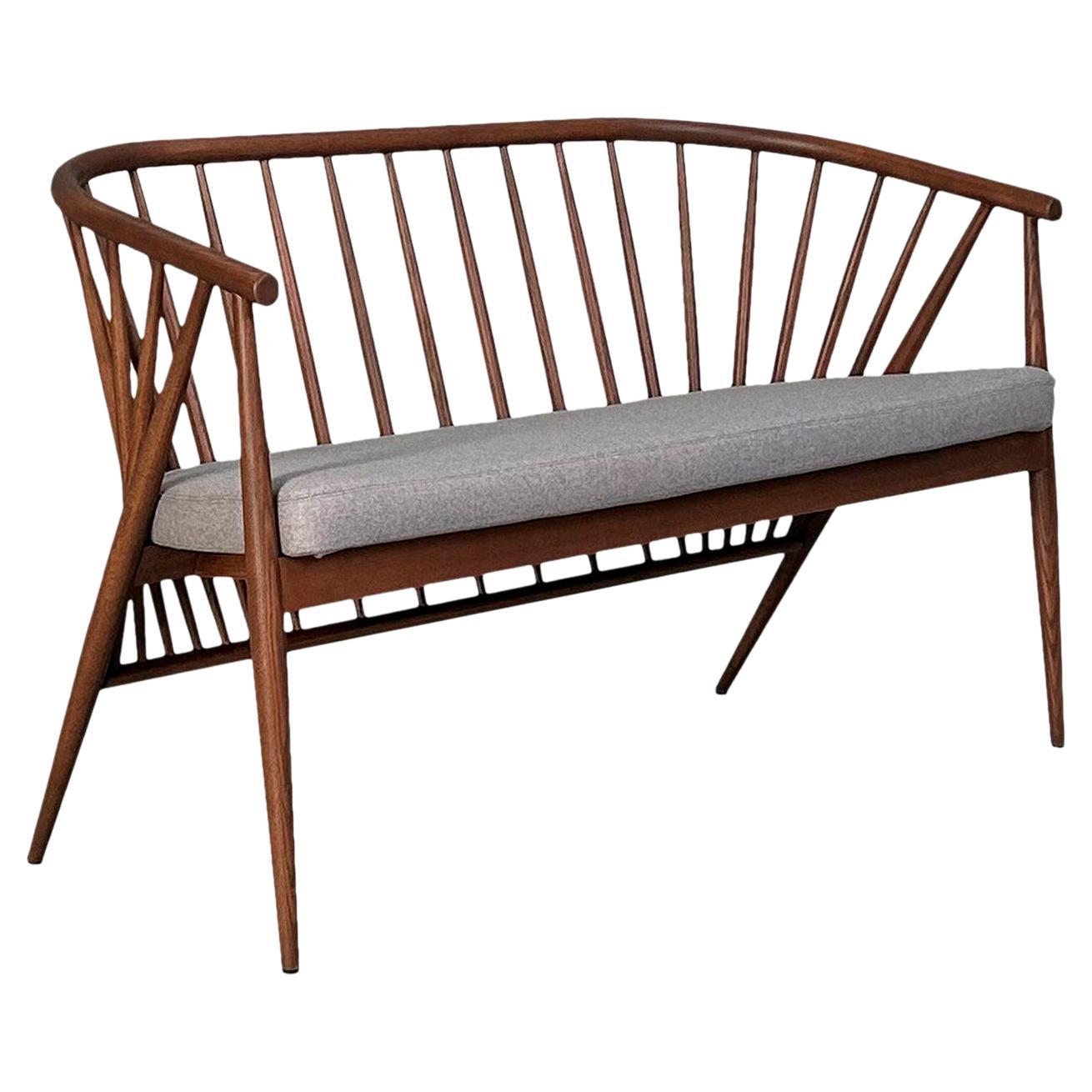 Jenny Ash Wood Bench by Morelato
