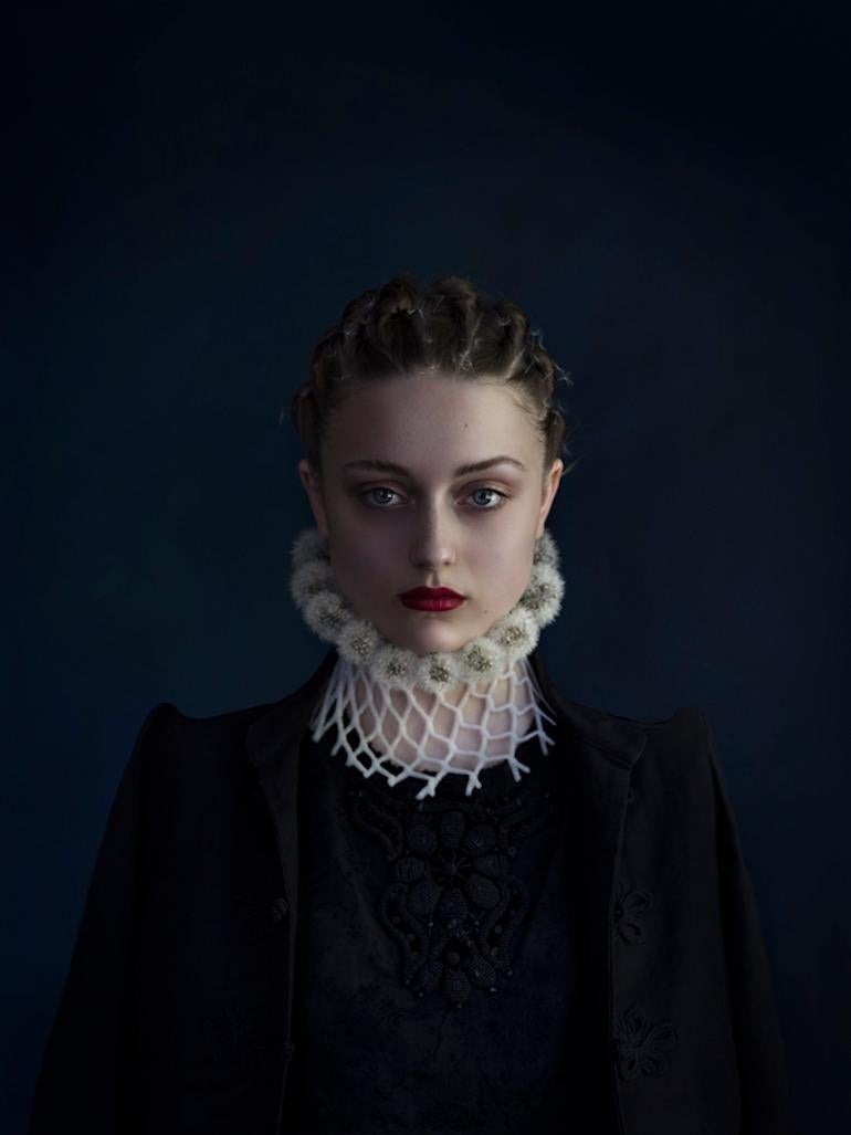"Dandelion", Old Masters-inspired Chiaroscuro Female Portrait, Photography