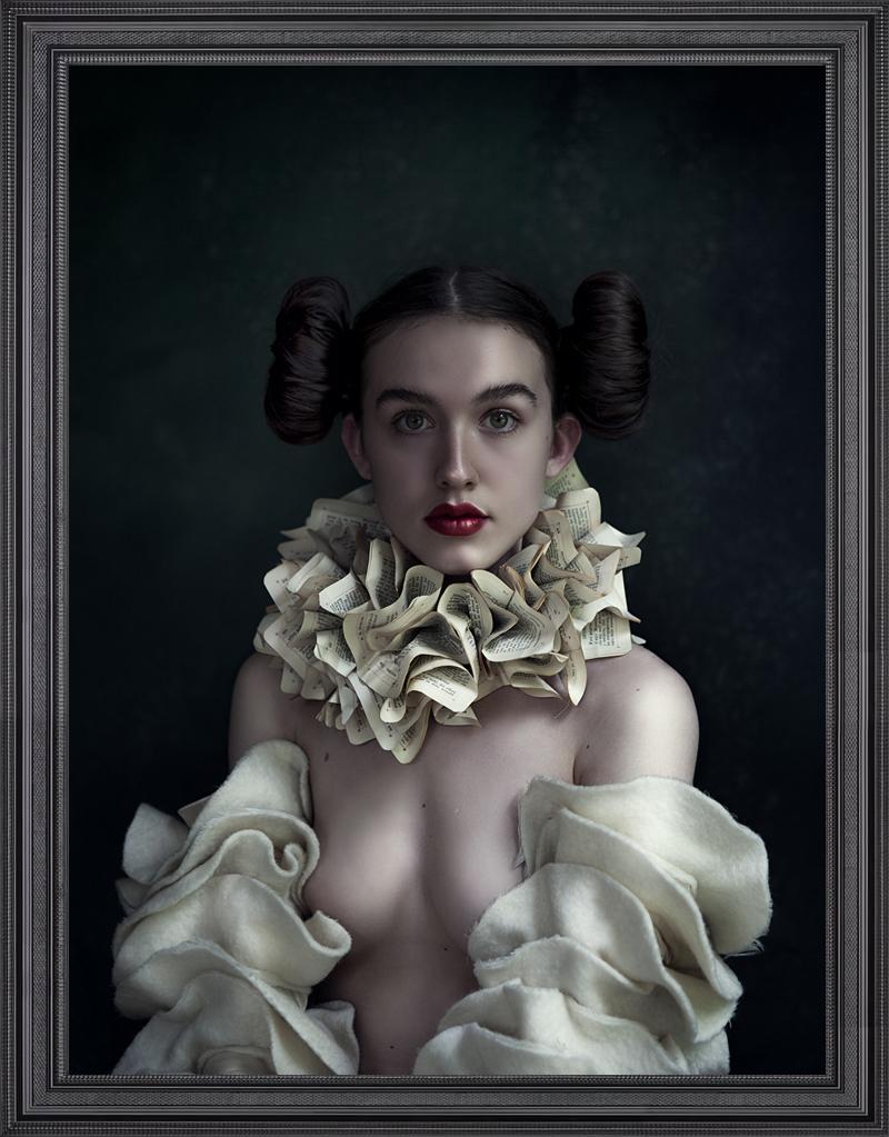 ''Luca'' Old Masters-inspired Chiaroscuro Female Portrait, Photography