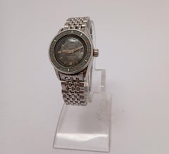 Jenny Caribbean 1000 Ref 705 Diver with Depth Scale Bezel Watch Very Rare Triple