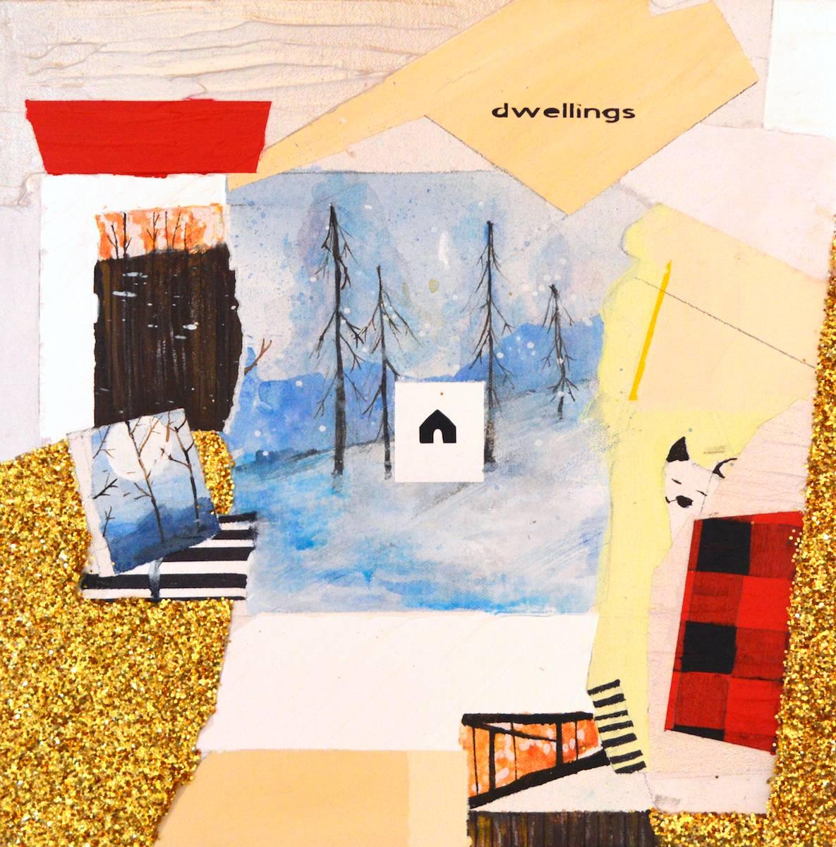 Jenny Day Abstract Painting - Dwellings