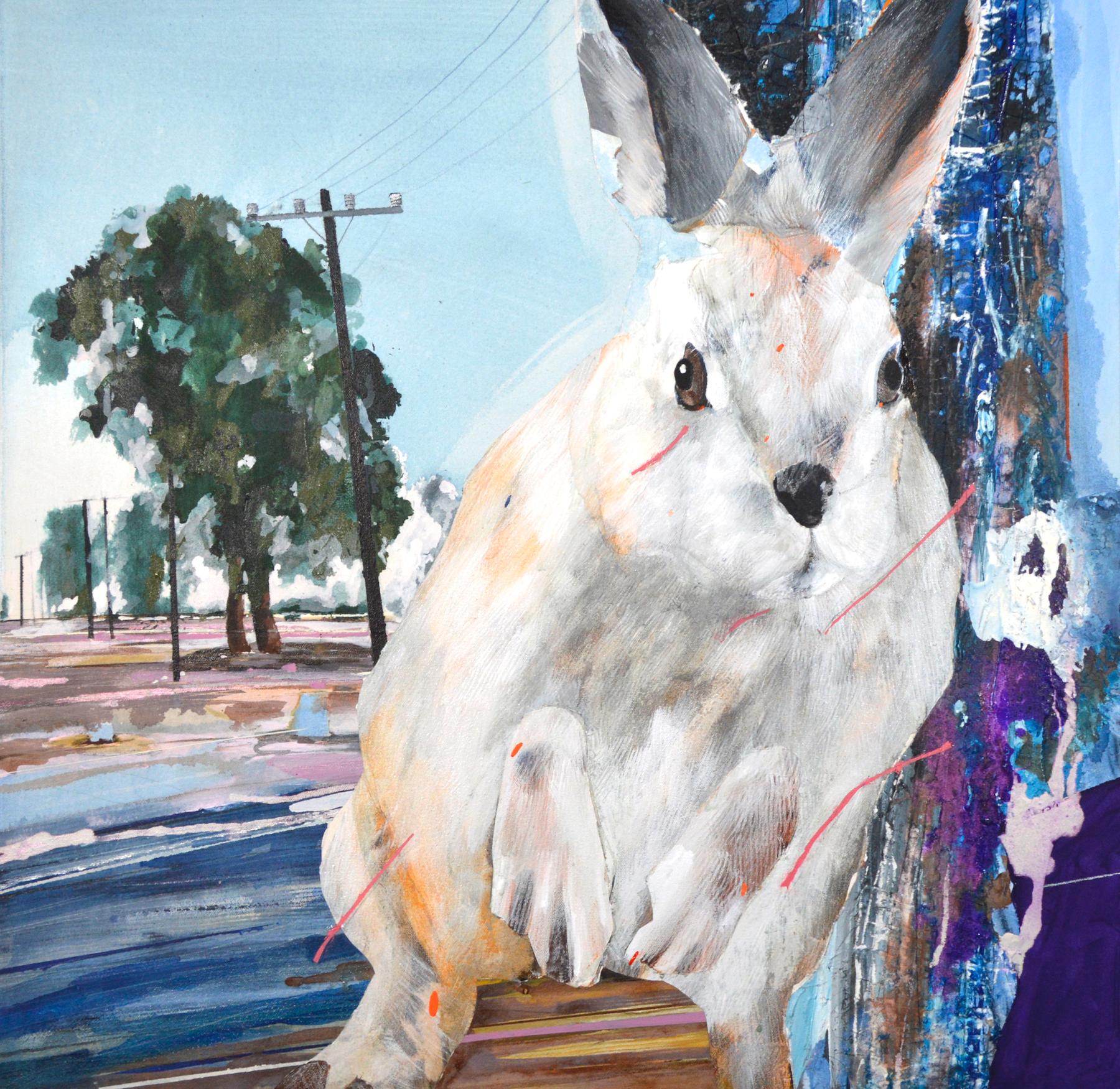 Jenny Day Animal Painting - Hot Pursuit