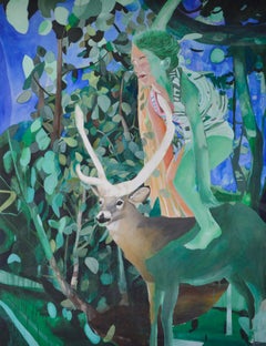 "Jungle Glitch" -- Painting on Canvas, by Jenny Day