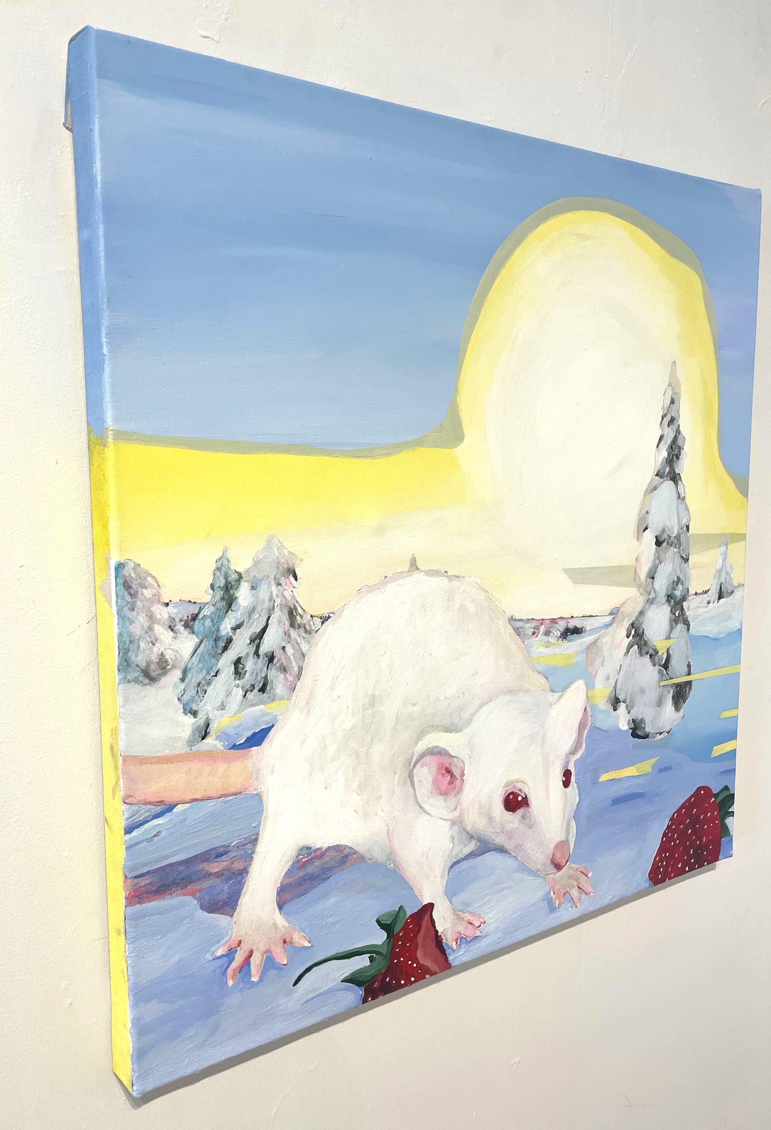 Snack per gufi - Painting Contemporaneo di Jenny Day