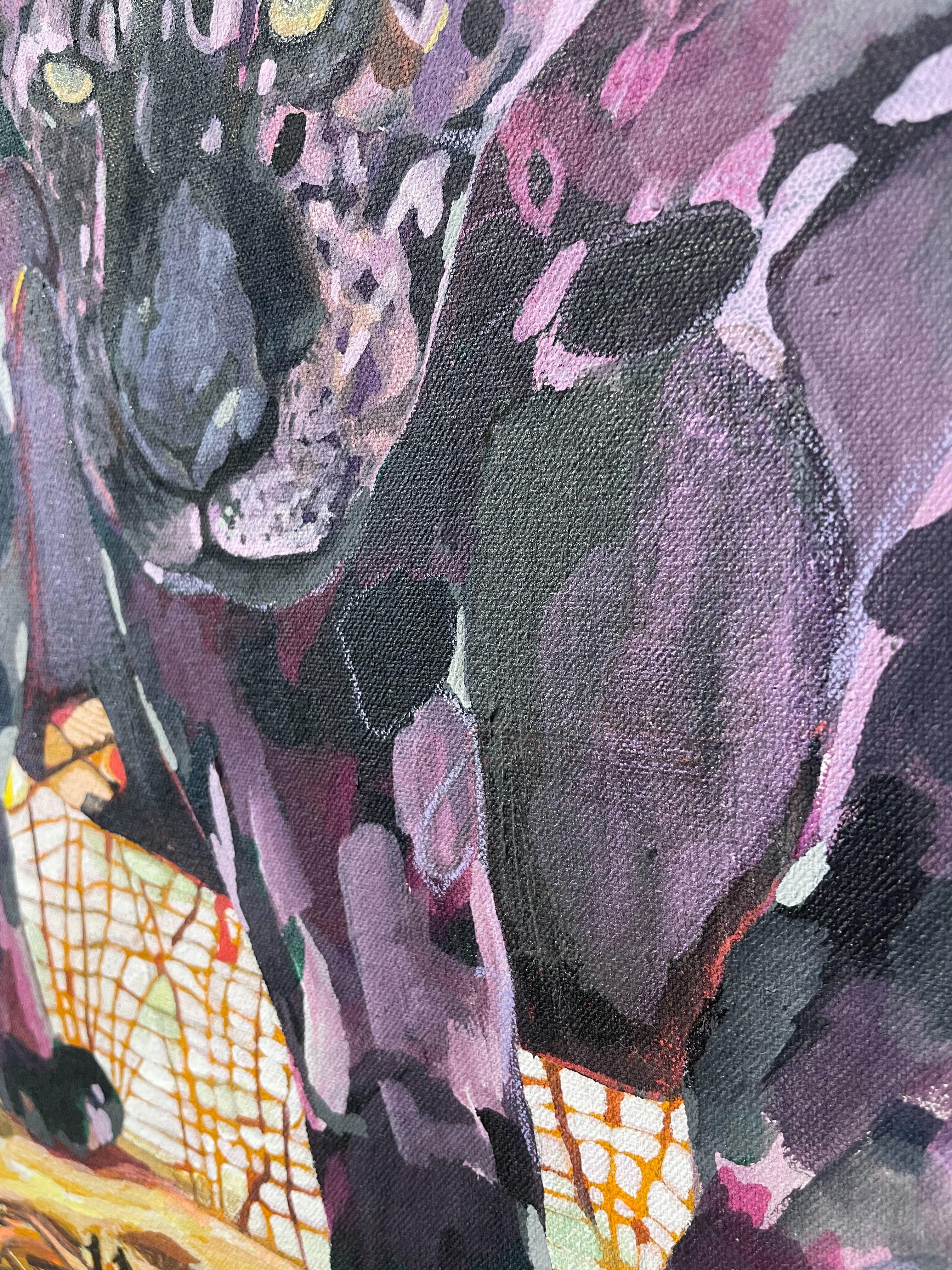 Cuando las manchas se convierten en fuego - Painting Contemporáneo de Jenny Day