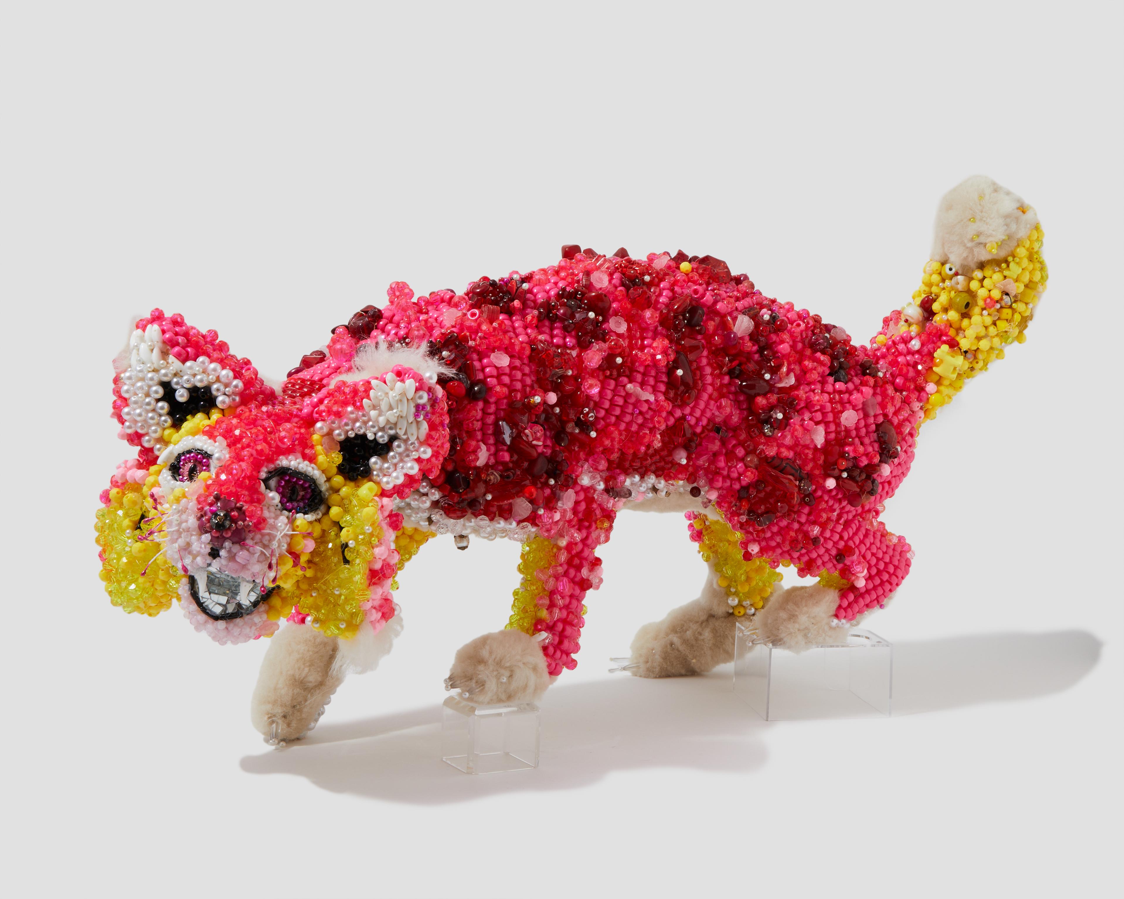 Figurative Sculpture de Jenny Day - Bobcat
