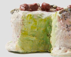 "Cake (Green)" -- Sculpture by Jenny Day