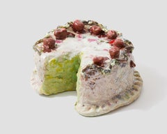 "Le gâteau (vert) - Sculpture de Jenny Day