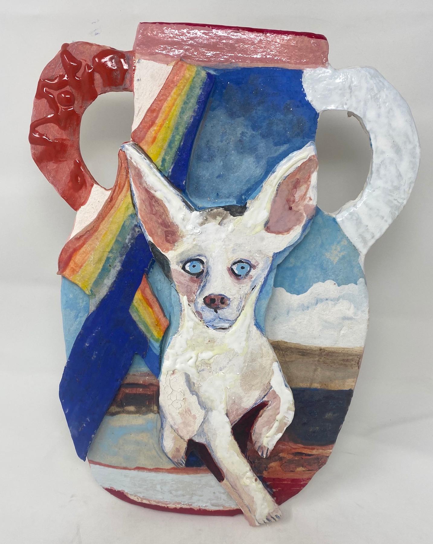 Chihuahua - Sculpture by Jenny Day
