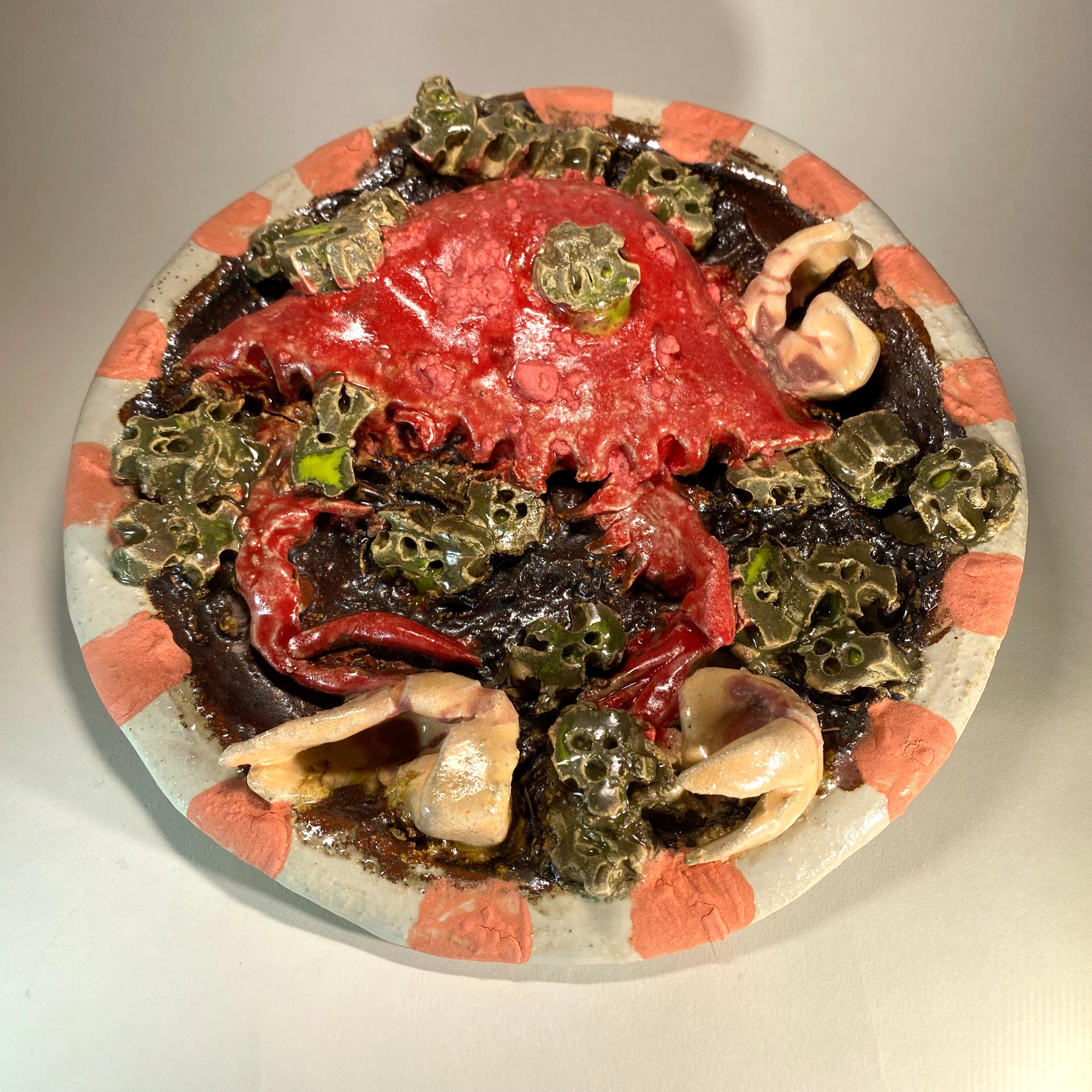 Jenny Day creates intricate sculptures of foods that stir memories of personal and community events. Whether a summer party, homemade dinner, or crawfish boil, these gatherings remind us of the significant occasions that have shaped our values