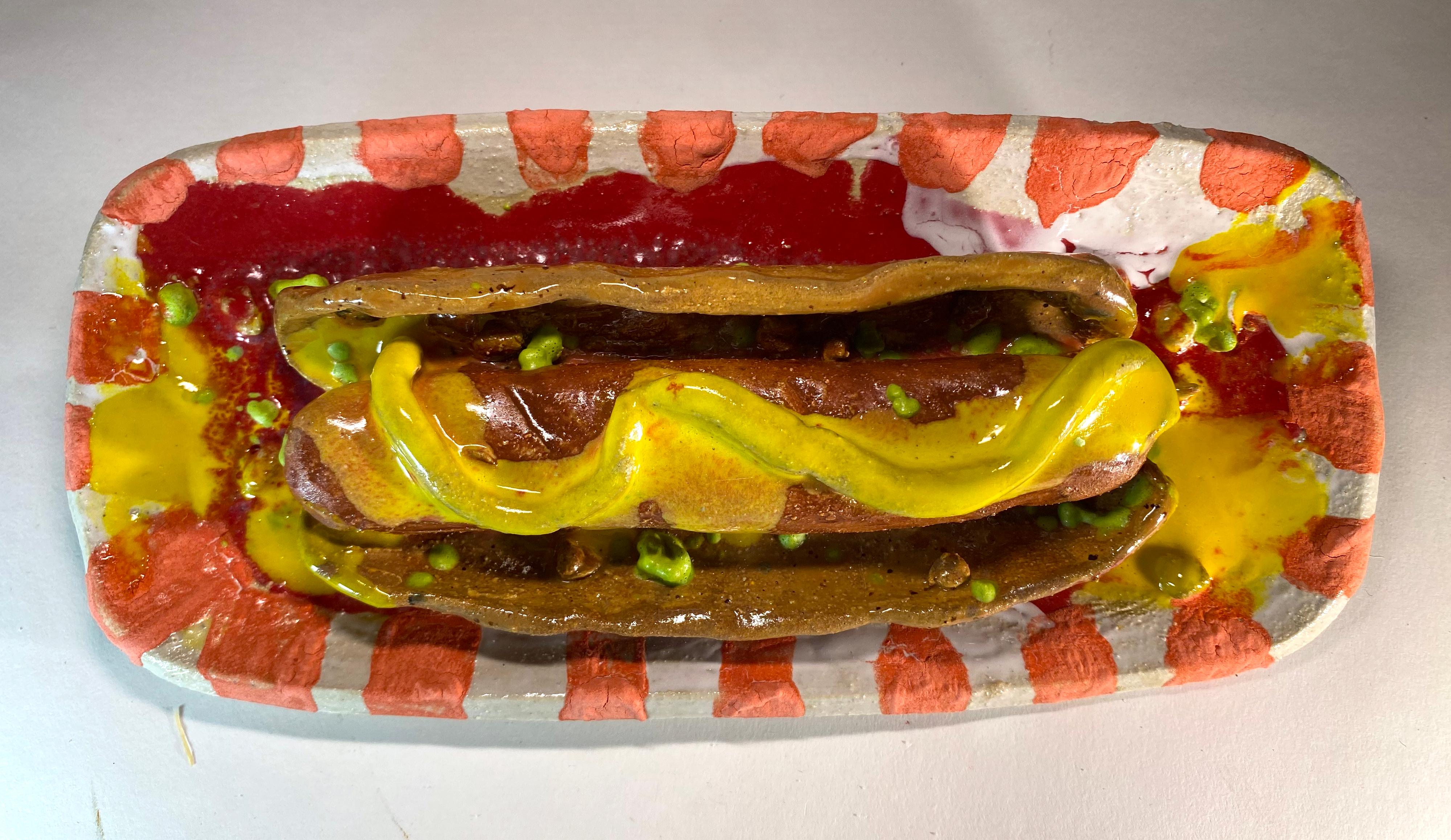 Jenny Day creates intricate sculptures of foods that stir memories of personal and community events. Whether a summer party, homemade dinner, or crawfish boil, these gatherings remind us of the significant occasions that have shaped our values